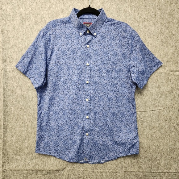 Lot of 2 UNTUCKit Norkeliunas Shirts Mens L Slim Fit Floral Button Short Sleeve - Picture 4 of 14